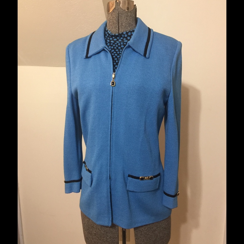 St John by Marie Gray knit jacket and shell